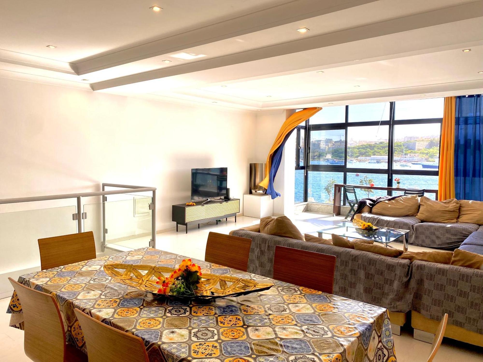 Seafront Harbour Haven - Steps To Ferry, Shops And Beaches Sliema Luaran gambar